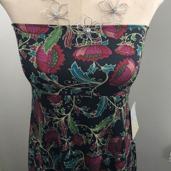 NWT LulaRoe Black Floral Maxi sz XXS - Picture 2 of 4